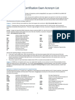 Acronym List For Web Site - December 2018 PDF