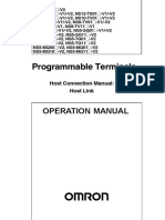 Programmable Terminals: Operation Manual