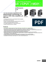 Cj2m-Cpu, - md21 Cpu Units, Pulse I o Modules Datasheet en PDF