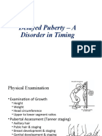 Delayed Puberty - A Disorder in Timing