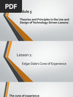 Theories and Principles in The Use and Design of Technology-Driven Lessons