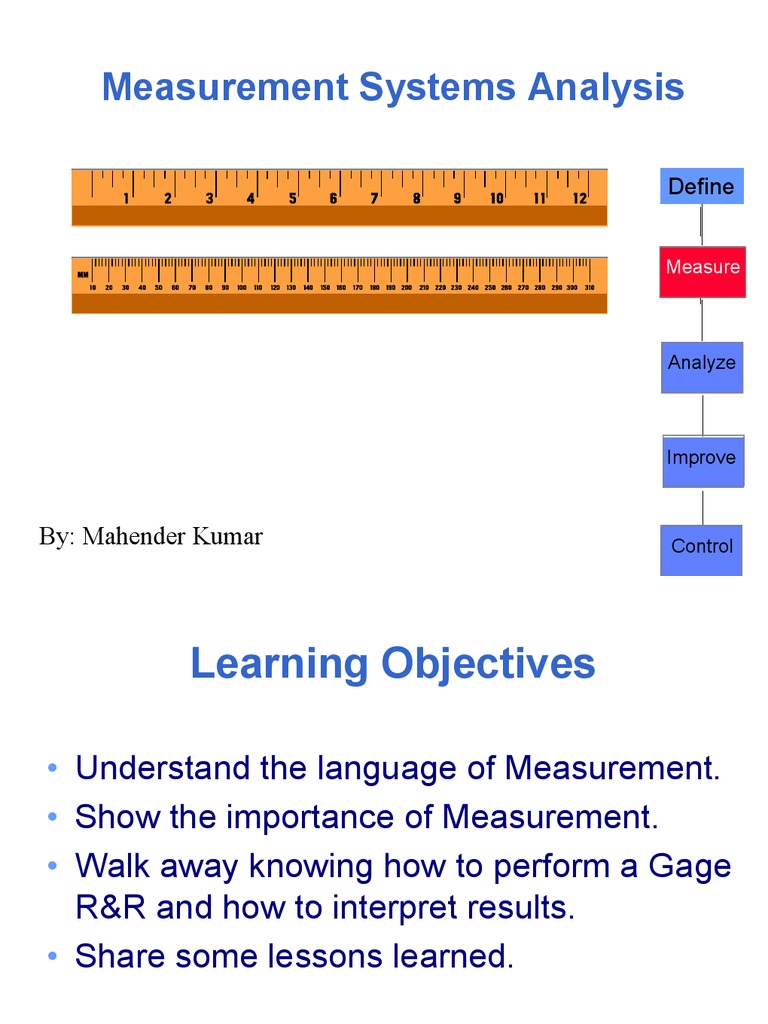 Measurement System Analysis | PDF