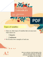TYPES OF VARIABLES-5BA-Afifah Ikrimah-Research Methodology