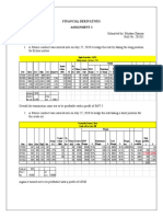 Financial Derivatives Assignment 2