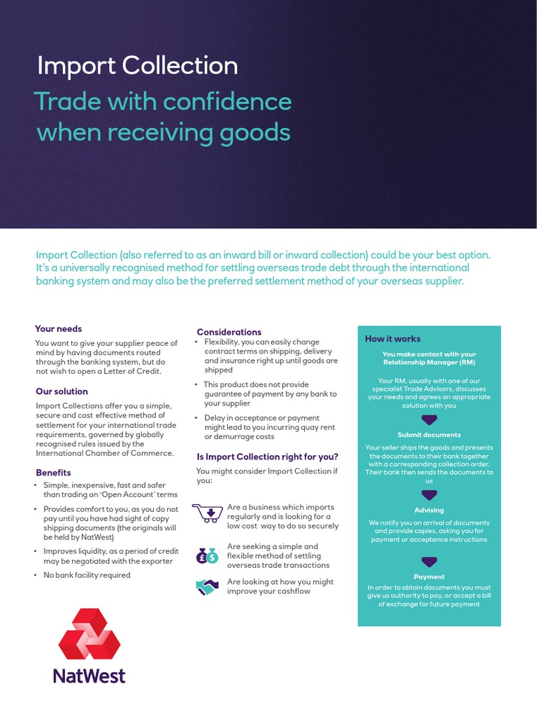 Import Collection for Secure Trade | PDF | Financial Transaction | Payments