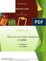 Structure of Solids