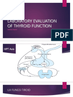 Laboratory Evaluation of Thyroid Function & Lipid Profile