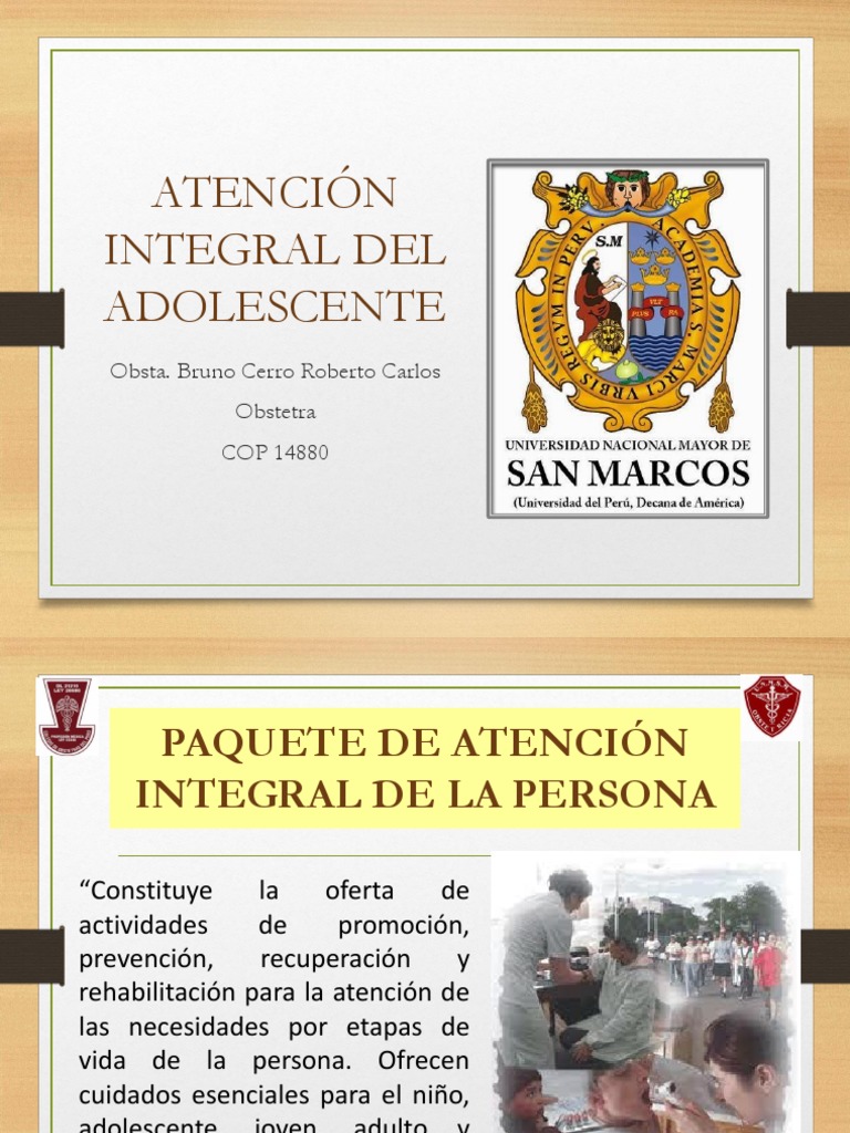 Paquete de Atencion Integral Del Adolescente) | PDF | Adolescencia | La ...