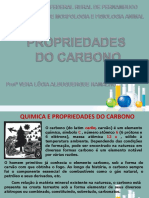 Bioquímica Molecular - Aula 01 - Propiedades Do Carbono