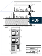 Vivienda multifamiliar planos corte y elevación