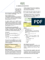 Series and Sequences PDF