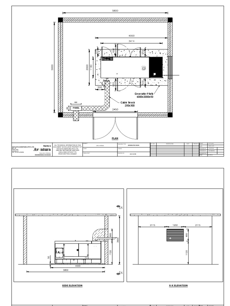 Generator Plinth Design Specifications | PDF
