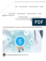 5 Key Strategies To Improve Customer Service in Healthcare - PreCheck