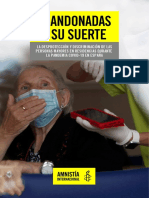 Mayores Abandonados A Su Suerte en Tiempos Del Coronavirus