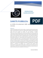 Sanita Pubblica Un Diritto Da Preservare PDF