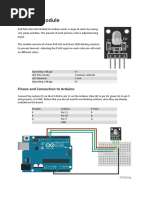 RGB LED Module: Pinout and Connection To Arduino