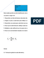 Determina la mejor ubicación mediante el uso del método de factores ponderados