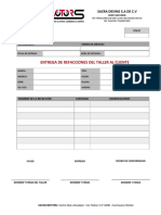 FORMATO DE REFACCIONES A Clientes PDF