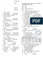 LATIHAN SOAL PAS BAHASA INGGRIS KELAS VII SEMESTER 1