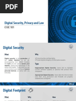 CSE101 Chapter 4 Digital Security Privacy and Law 1