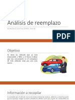 Análisis de Reemplazo - Vehículo PDF
