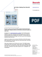 Press Release: Pneumatic Directional Valve Catalog From Rexroth