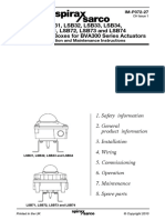 LSB31, LSB32, LSB33, LSB34, LSB71, LSB72, LSB73 and LSB74 Limit Switch Boxes For BVA300 Series Actuators