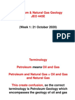 Petroleum Geology - 1 - Definiton and Petroleum System Elements