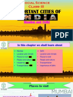 Important Cities Of: Mumbai and Delhi