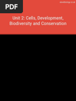 Unit 2 Cells Development Biodiversity and Conservation