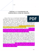 PUJOL, Xavier Gil - Crónica y Cuestiones de Veinticinco Años de Debate PDF