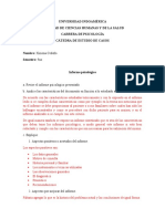 Análisis informe psicológico estudio casos