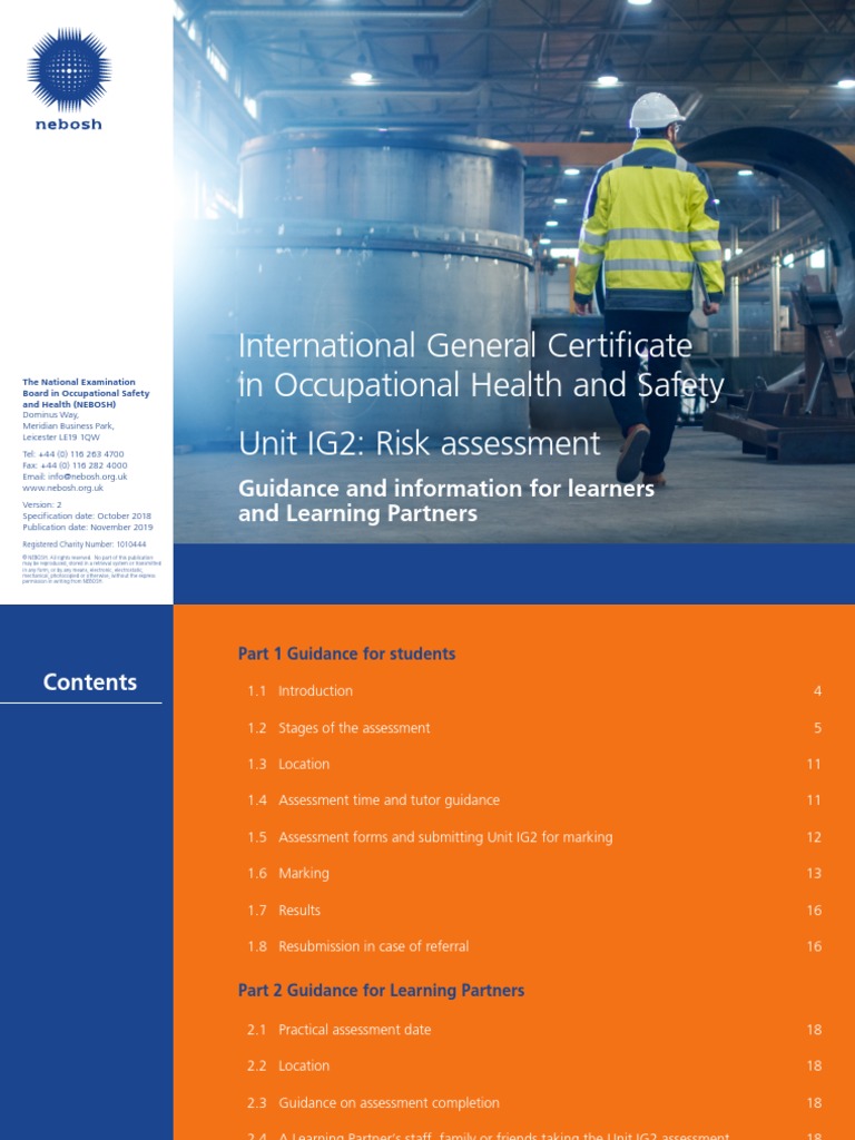 IG2 Risk Assessment Guidance | PDF | Business