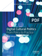 (New Directions in Cultural Policy Research) Bjarki Valtysson - Digital Cultural Politics - From Policy To Practice-Palgrave Macmillan (2020)