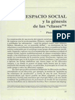 Bourdieu, P. (1984); El espacio social y la génesis de las _clases