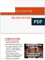 Swot Analysis: Okada Manila