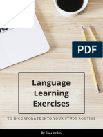 Language Learning Exercises: To Incorporate Into Your Study Routine