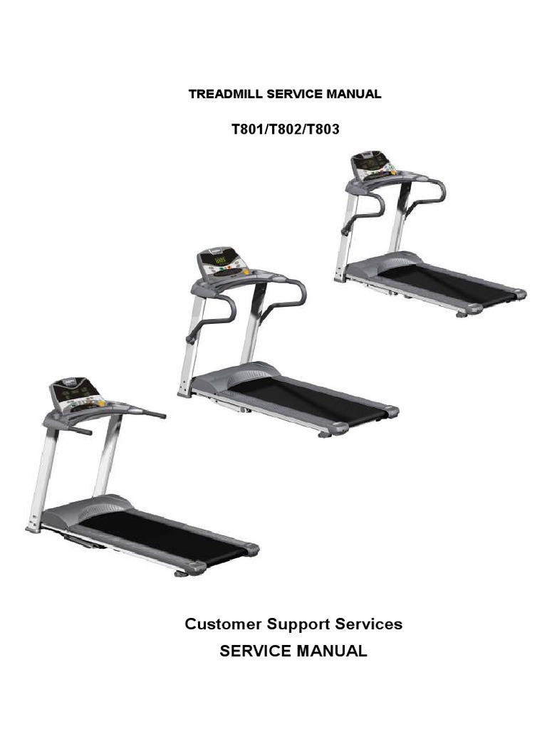 Treadmill Service Manual PDF Treadmill Heart Rate