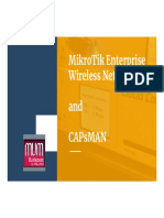 Mikrotik Enterprise Wireless Networks and Capsman