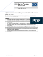 CDC Unified Process Project Estimating Checklist
