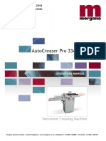 Morgana AutoCreaser Pro-33A User Manual