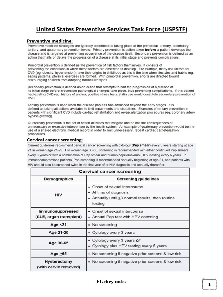 Preventive Medicine | PDF | Cancer | Screening (Medicine)
