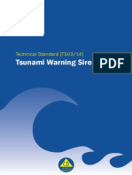 Tsunami Warning Sirens: Technical Standard (TS03/14)