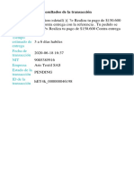 Recibo Sabanas PDF