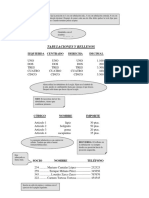 Tabulaciones y Letra Capital