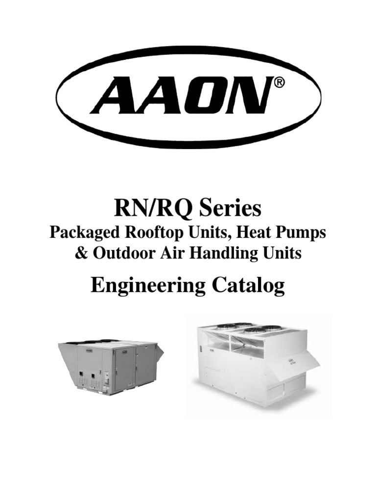 AAON RN RQSeries Engineering Catalog PDF Heat Exchanger Heat Pump