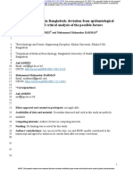 COVID-19 Trend in Bangladesh: Deviation From Epidemiological Model and Critical Analysis of The Possible Factors