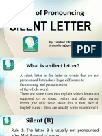 Rules of Pronouncing: Silent Letter