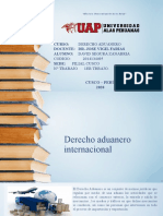 David Segura Zanabria Derecho Aduanero Inter - 1er Trabajo-Filial Cusco