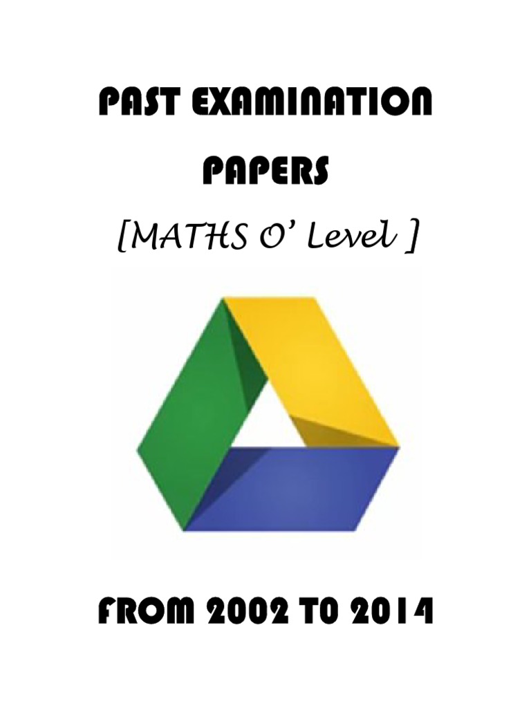 ZIMSEC O Level Maths Past Papers 2002-2014 | PDF